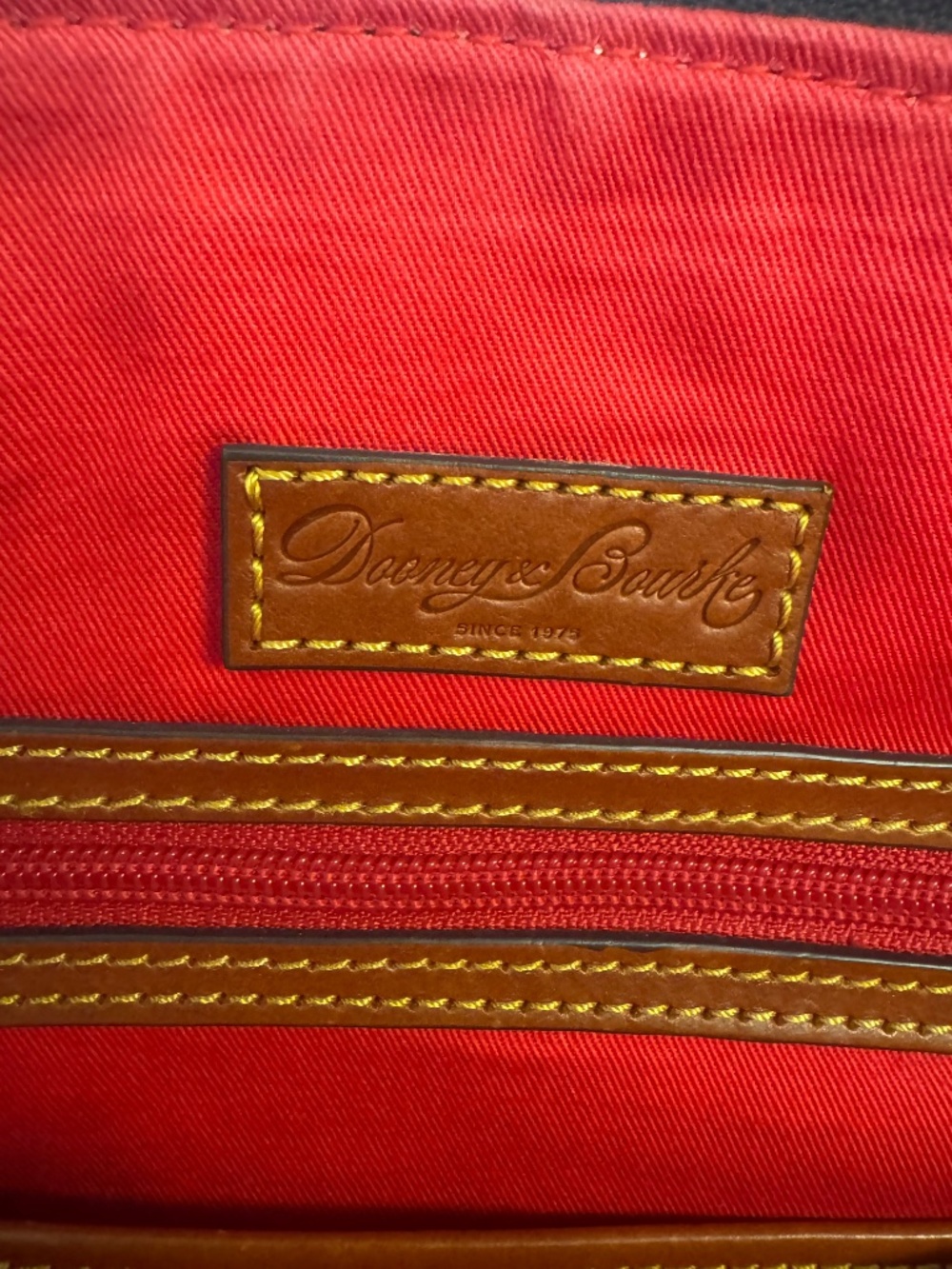 Dooney & Burke Large Nylon Satchel - Picture 6 of 6
